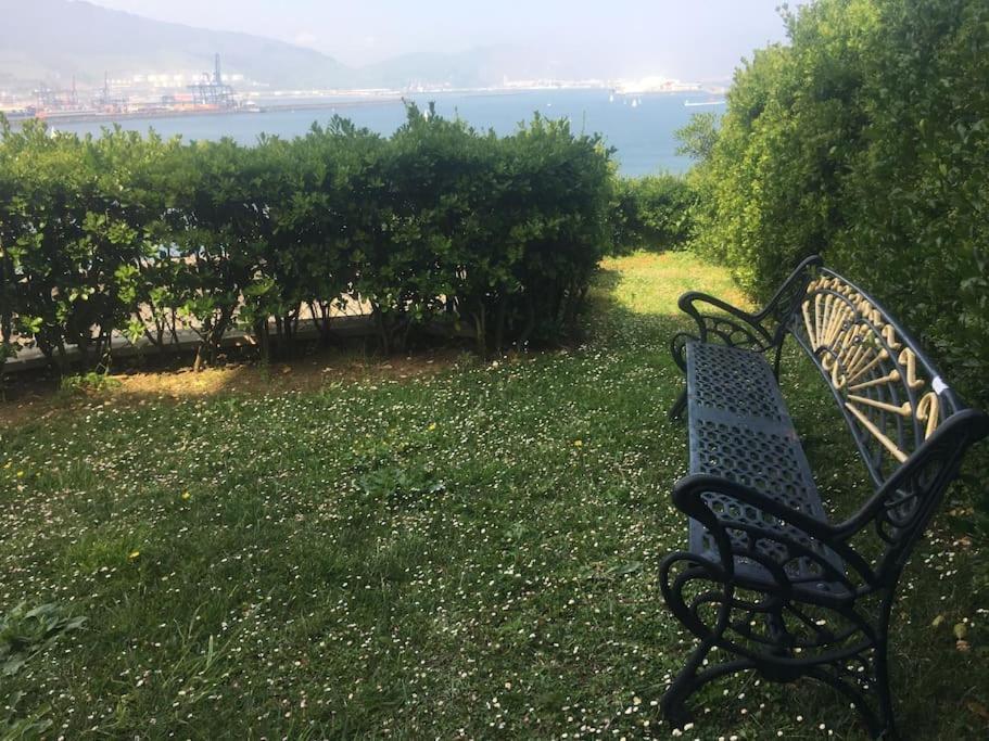 Flat With 160 M Of Garden, Sea Views Bilbao-Getxo Apartment Exterior photo